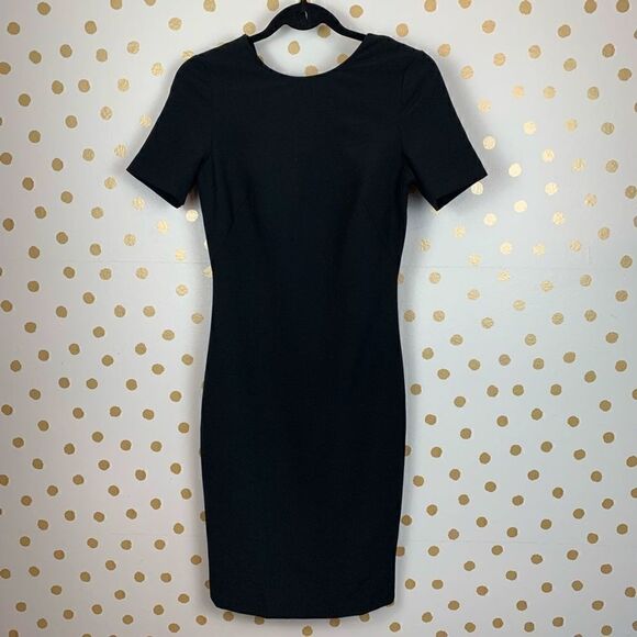 Zara Cutout LBD w/ Short Sleeves & Back Detail - Picture 2 of 7